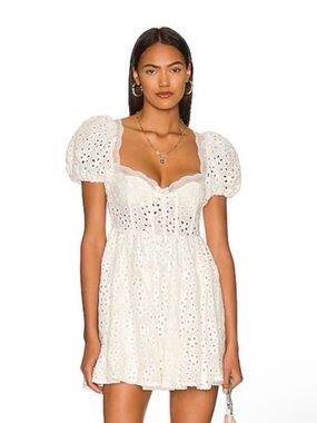 For Love and Lemons White Mini dress